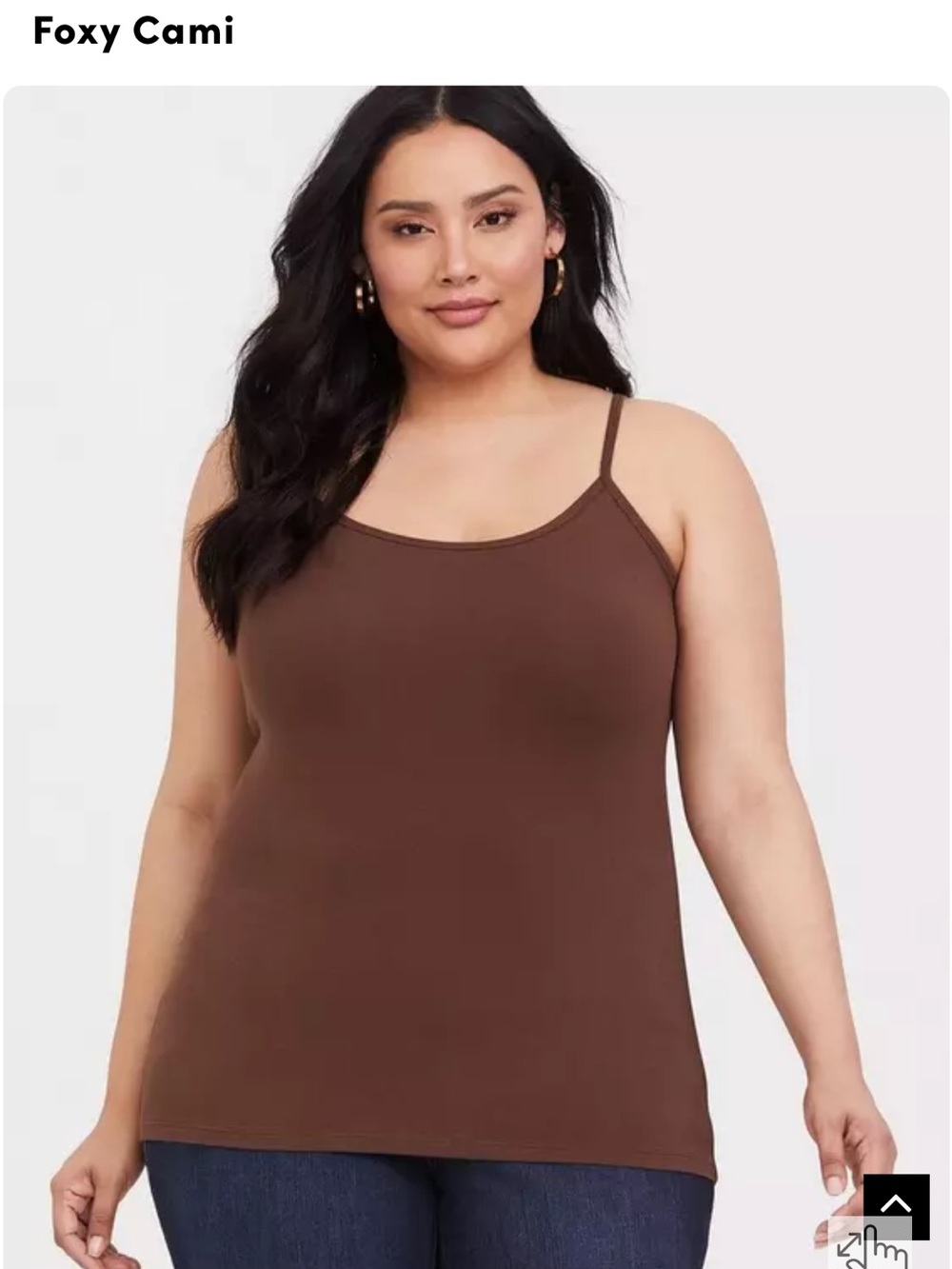 Torrid Brown Foxy Cami